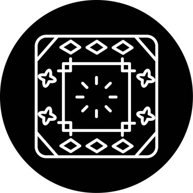 Döşeme. Web simgesi basit illüstrasyon