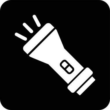 el feneri. Web simgesi basit illüstrasyon