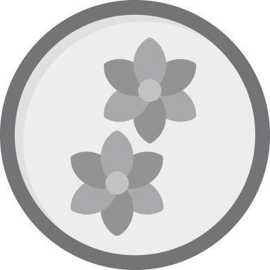 çiçek web simgesi, vektör illüstrasyonu, koku konsepti      
