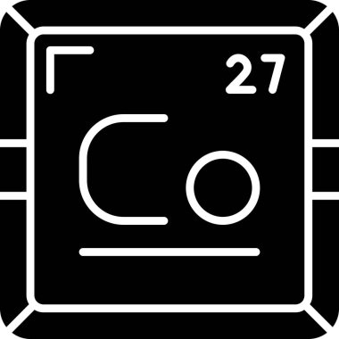 Kobalt ağ simgesi, vektör illüstrasyonu