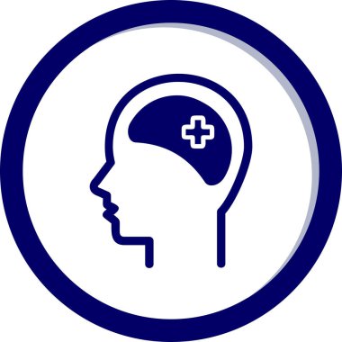 Klinik Psikoloji vektör çizimi tasarımı