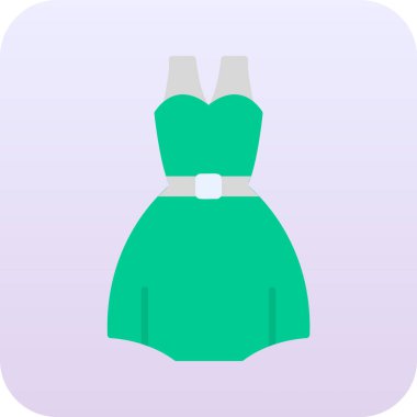 Elbise. Web simgesi basit illüstrasyon 