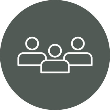 Seyirci Web simgesi vektör illüstrasyonu