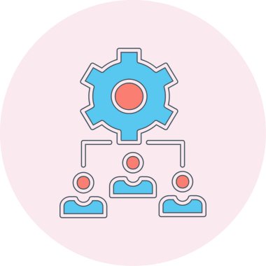 Bir grup insanın vektör çizimi, Takım Yönetimi