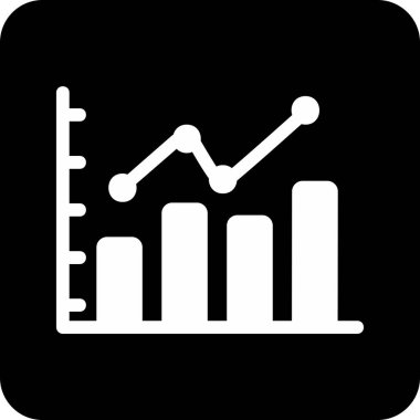 bar çizelgesi simgesi, vektör illüstrasyonu 