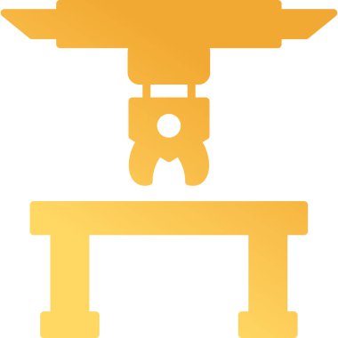 robot kolu web simgesi vektörü