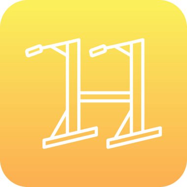 dip çubuğu vektör simgesinin özet çizimi