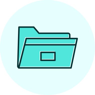 Dosya. Web simgesi basit illüstrasyon 