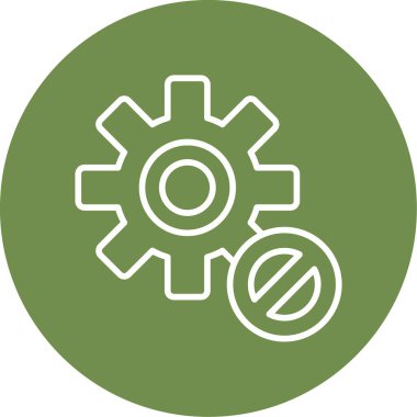 Blok simgesinin vektör illüstrasyonu