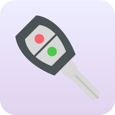 araba anahtarı vektör illüstrasyonu