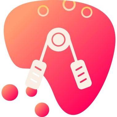 El Kavrama Ağı simgesi basit illüstrasyon