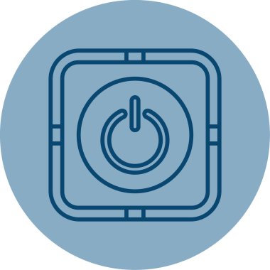 güç düğmesi vektör illüstrasyonu 