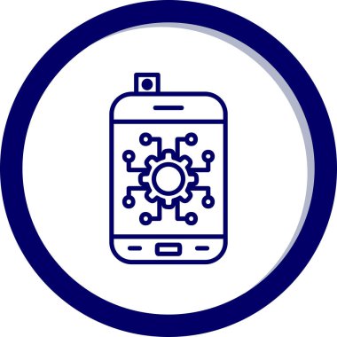 Otomatik ağ simgesi vektör illüstrasyonu 