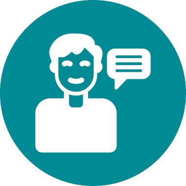 Tavsiye Ağı simgesi basit illüstrasyon