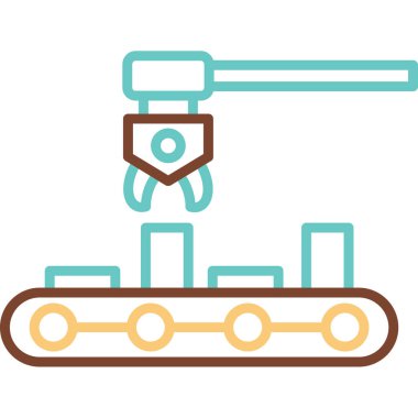 Taşıyıcı ağ simgesi, vektör illüstrasyonu