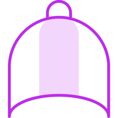 kapsül simgesi, vektör illüstrasyonu basit tasarım