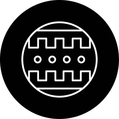 Süs vektörü simgesi modern basit illüstrasyon