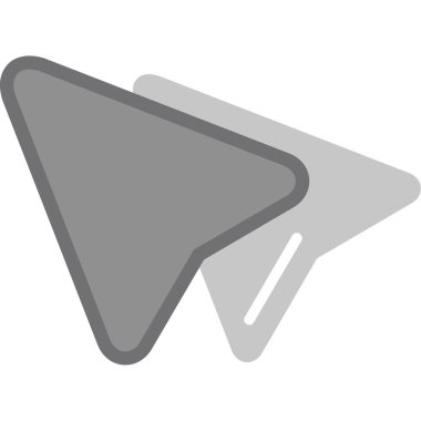 Simgeyi kopyala, basit stil. vektör illüstrasyonu          