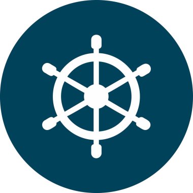 Dümen. Web simgesi basit illüstrasyon