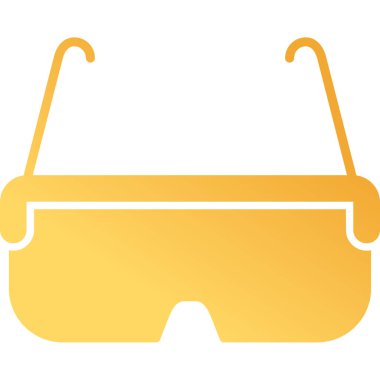 Gözlük. Web simgesi basit illüstrasyon 