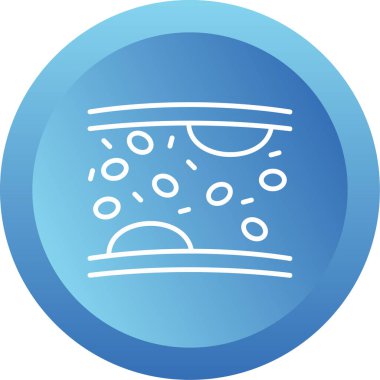 Atardamar. Web simgesi vektör illüstrasyonu