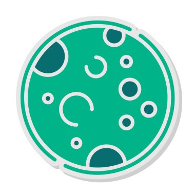 Dolunay simgesi, vektör illüstrasyonu