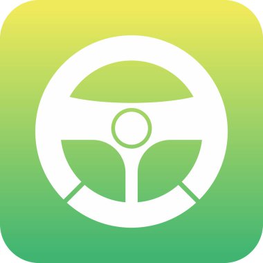 Direksiyon. Web simgesi basit illüstrasyon