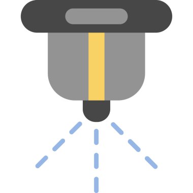 Moda biçimi izole edilmiş arkaplanda fıskiye simgesi           