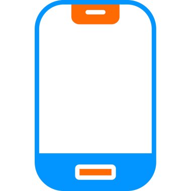 Smartphone web simgesi, vektör çizim 