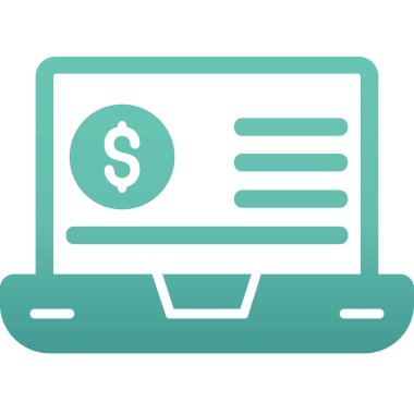 Eğilim biçimi izole edilmiş arka planda mali simge 