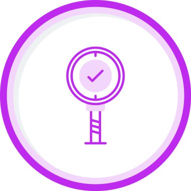 Düz simge, vektör gösterimi yanıtla 