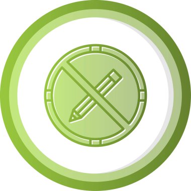 Sadece simge, vektör illüstrasyonunu oku. Kalem çapraz işareti 