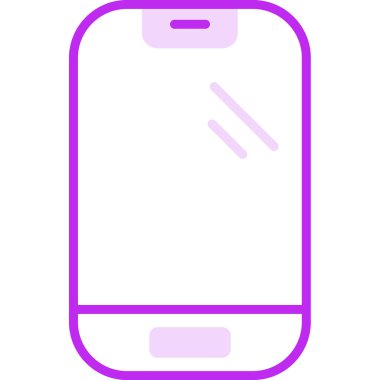 Smartphone web simgesi, vektör çizim 