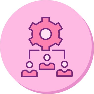 Bir grup insanın vektör çizimi, Takım Yönetimi