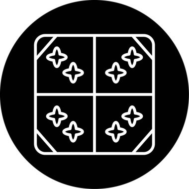 Döşeme. Web simgesi basit illüstrasyon