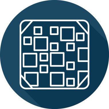 Döşeme. Web simgesi basit illüstrasyon