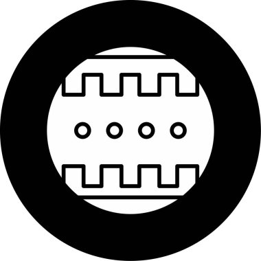 Süs vektörü simgesi modern basit illüstrasyon