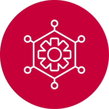 vector illustration of modern Algorithm icon            