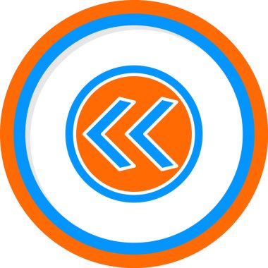 Arrow ağ simgesi, vektör illüstrasyonu