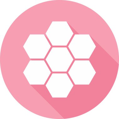 altıgen web simgesi, vektör çizim