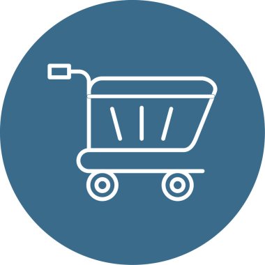 Tramvay. Web simgesi vektör illüstrasyonu 