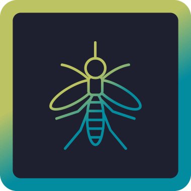 Sivrisinek ağı simgesi. vektör illüstrasyonu