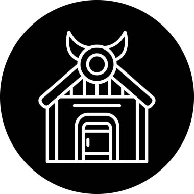 vektör evi oluşturma simgesi, modern tasarım illüstrasyonu 