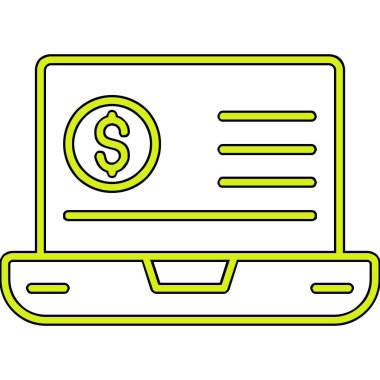 Eğilim biçimi izole edilmiş arka planda mali simge 