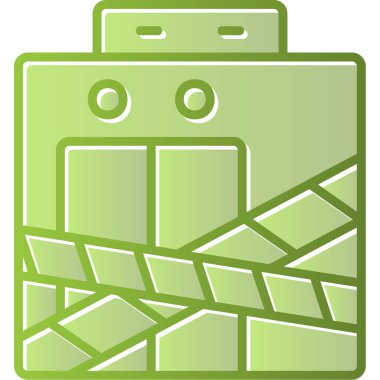 Asansör web simgesi, vektör illüstrasyonu