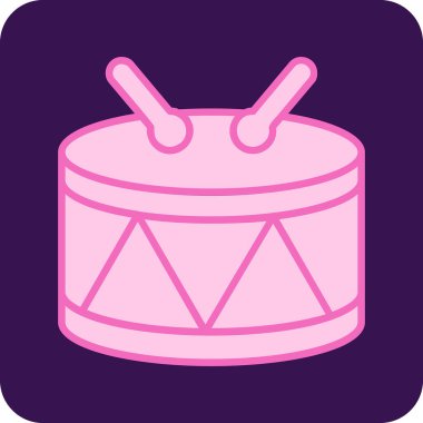 Web simgesi davul, illüstrasyon vektör 