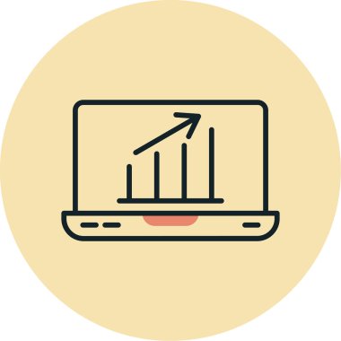 İş çizelgesi. Web simgesi basit illüstrasyon 