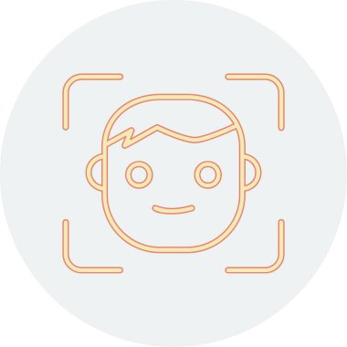 avatar erkek kullanıcı simgesi, yüz kimliği 