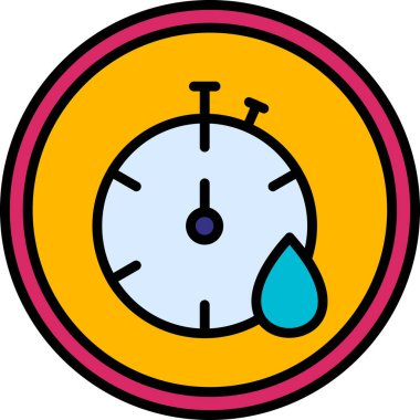 Hızlı Kuru vektör simgesi, illüstrasyon 