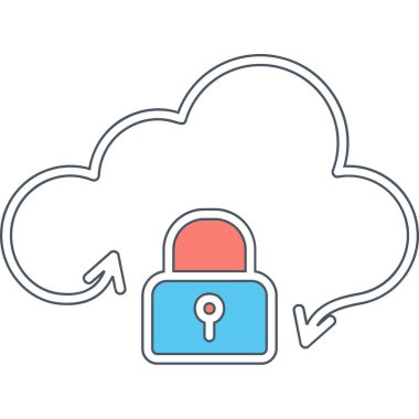 bulut vektörü resimleme tasarımı 